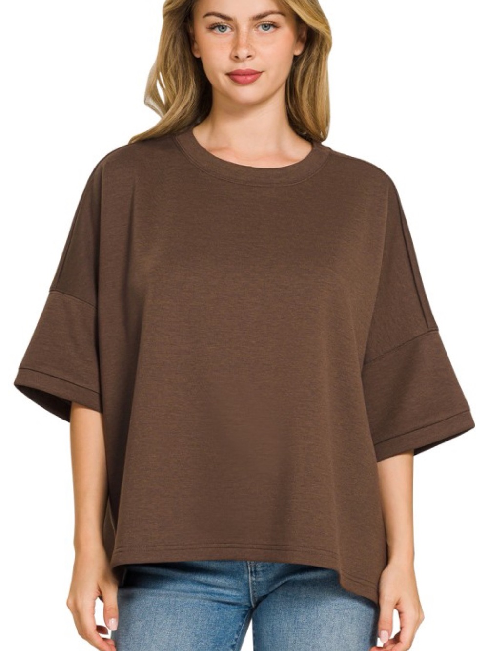 Oversized Women’s Scuba Top